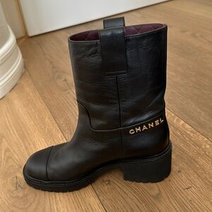 CHANEL Moto Boots